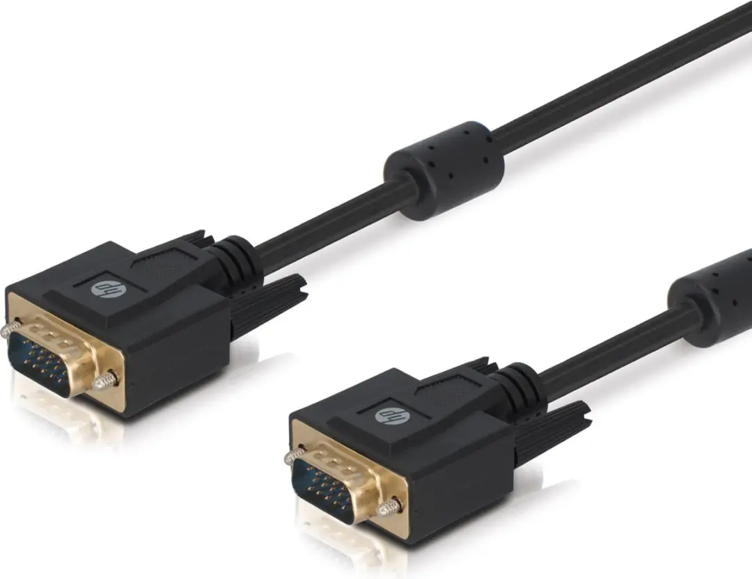 HP 2UX06AA VGA kabel 3 m VGA (D-Sub) Zwart