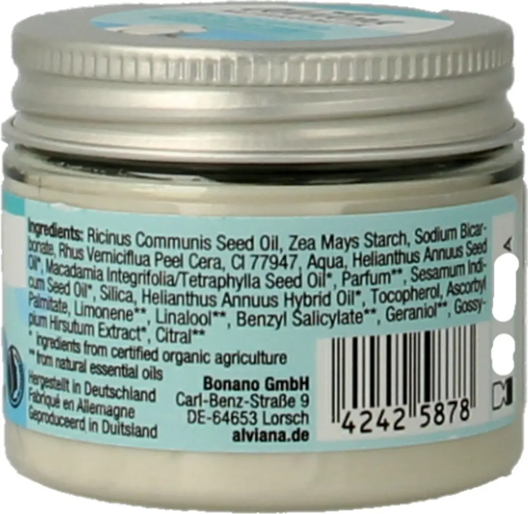 ALVIANA Deocreme Met Katoen Bio 1g