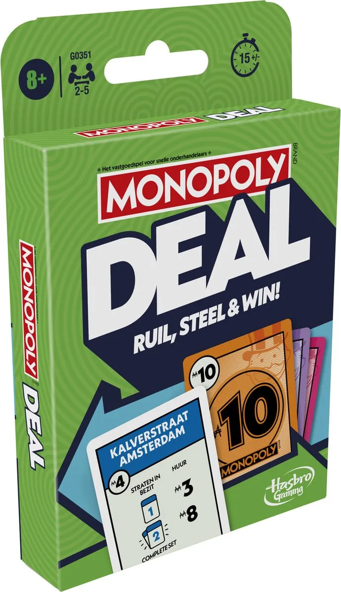 Monopoly Deal Kaartspel Nederlandse Editie HAS-G0351