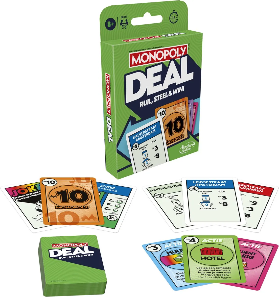 Monopoly Deal Kaartspel Nederlandse Editie HAS-G0351