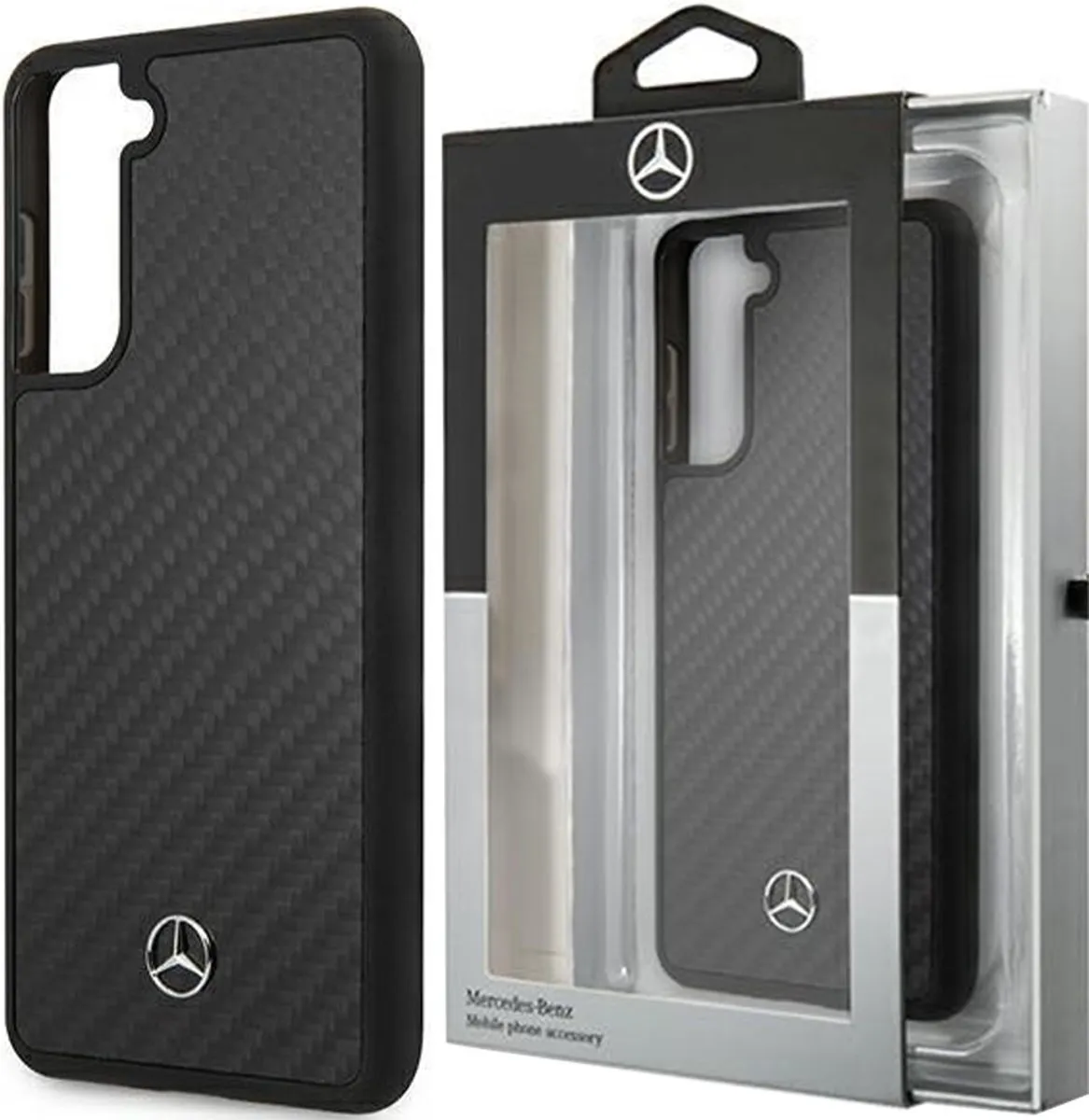 Mercedes-Benz Backcase Hoesje S21+ - Zwart - 3700740497937 - afbeelding 2 van 6