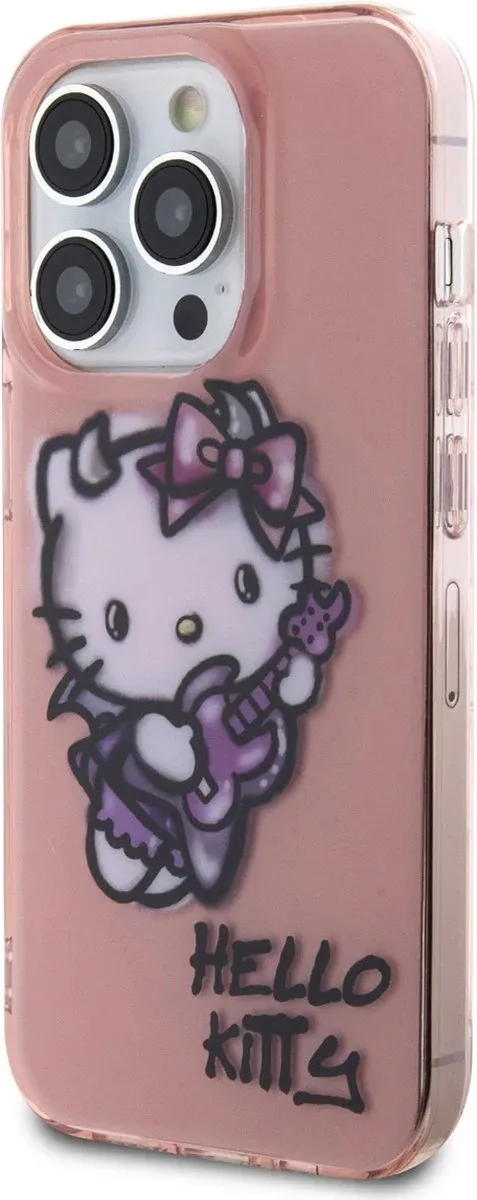 Hello Kitty iPhone 15 Pro Max TPU Hoesje - Roze