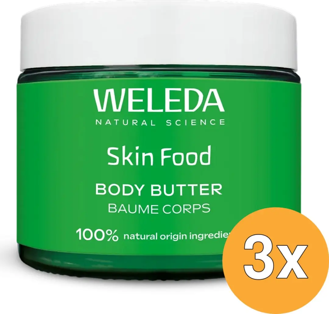 3x WELEDA Skin food body butter (150 ml)