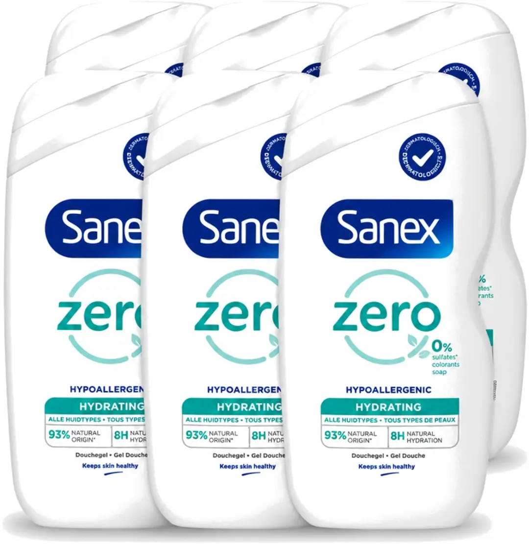 6 x Sanex Zero %