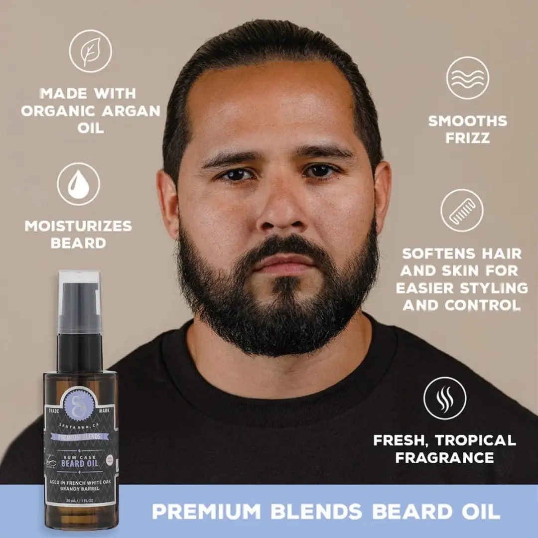 Suavecito Premium Beard Oil Rum Cask 30ml - afbeelding 2 van 5
