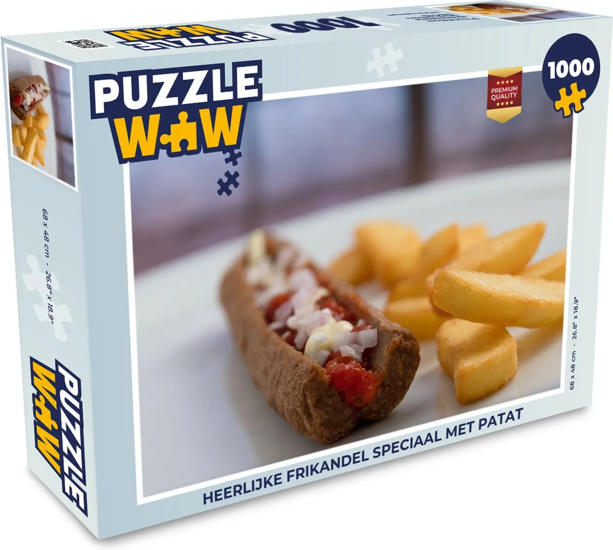 PuzzleWow Frikandel Speciaal Puzzel 1000 Stuks