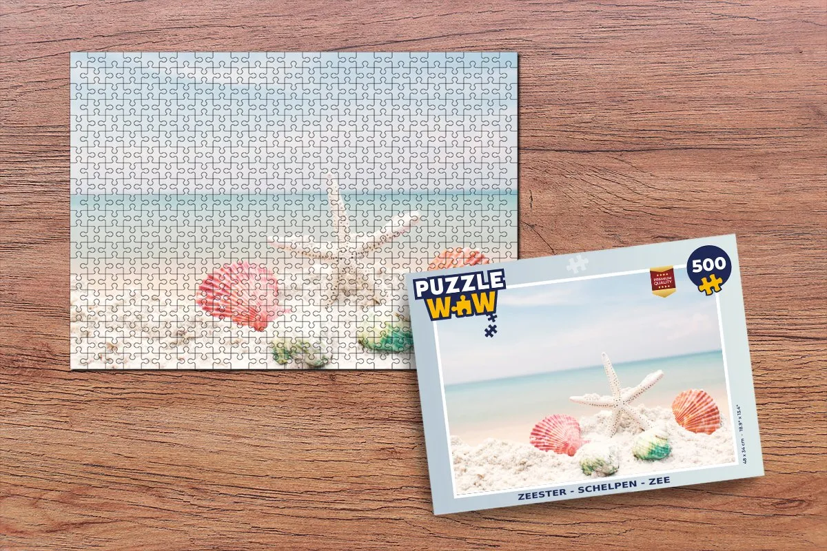 PuzzleWow Zeester Legpuzzel 500 Stuks - Multicolor
