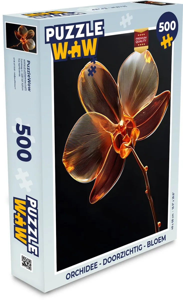 PuzzleWow Orchidee Legpuzzel 500 Stuks