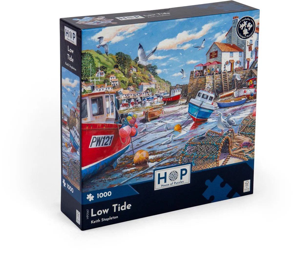 House Of Puzzles Low Tide Legpuzzel 1000 Stuks - HP0567 Multicolor