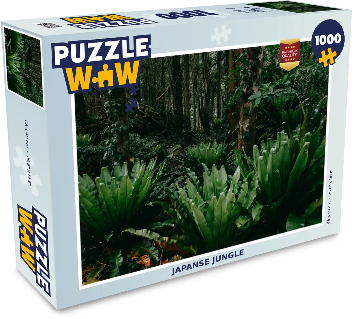 PuzzleWow Japanse Jungle Legpuzzel 1000 Stuks