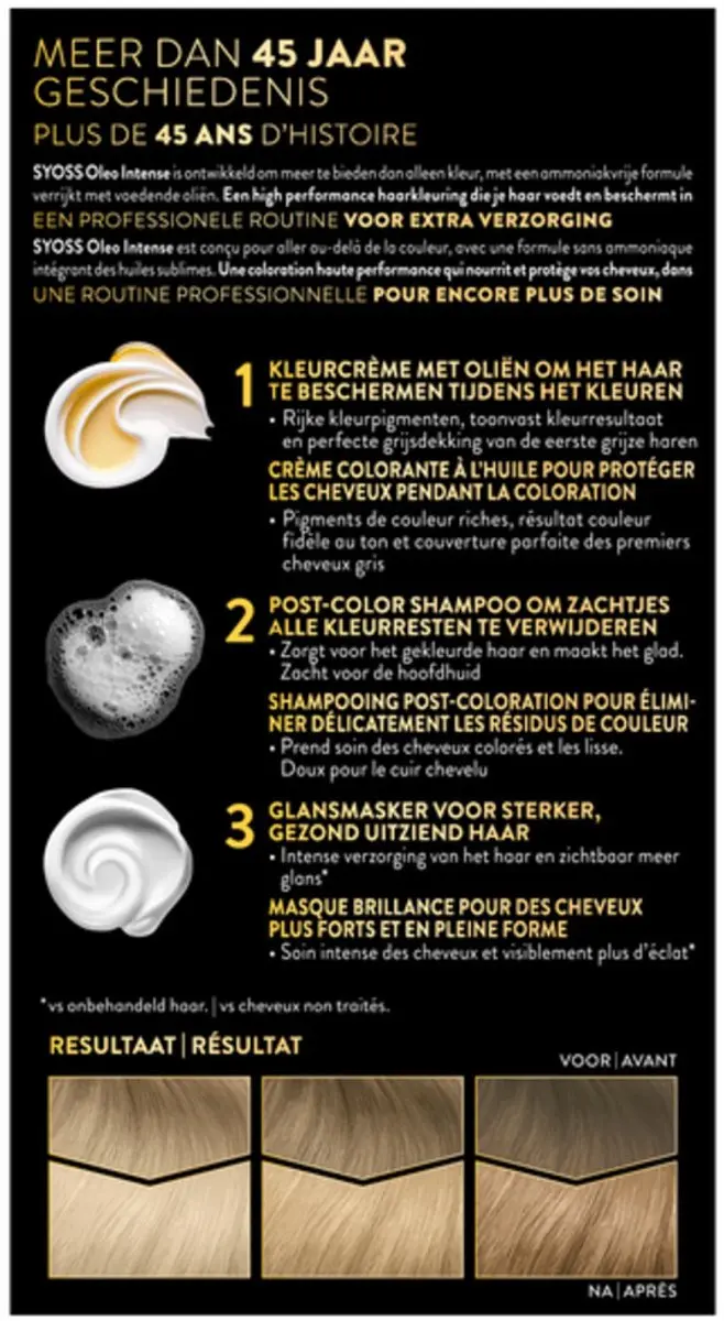 SYOSS Oleo Intense Haarverf 10-50 Licht Asblond