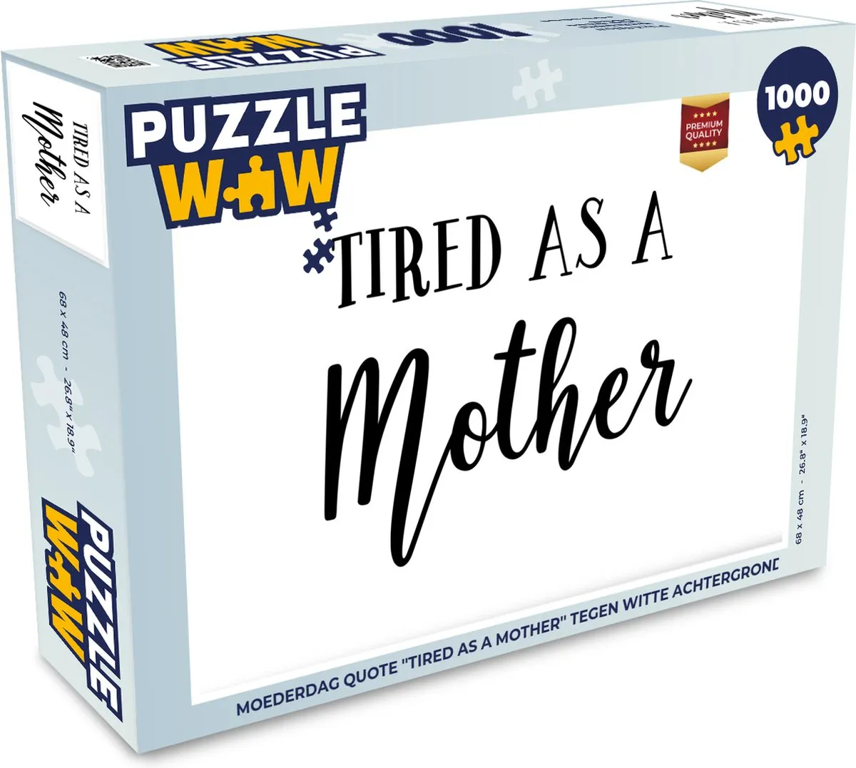 PuzzleWow Mama Legpuzzel 1000 Stuks