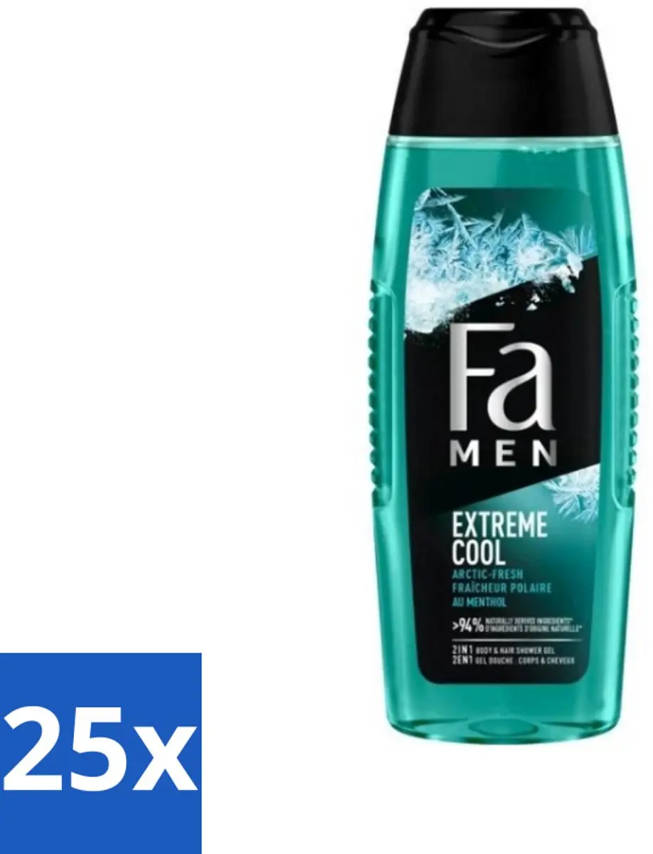 Fa Men Douchegel en Shampoo Extreme Cool 250 ml