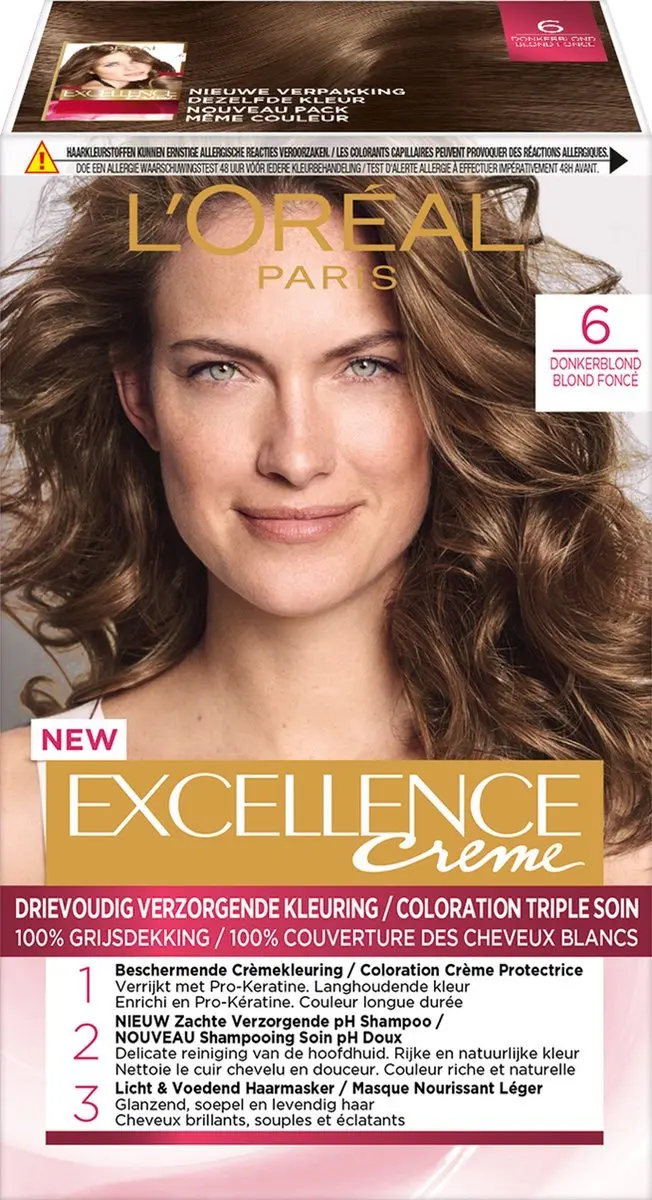 x6 L'Oréal Paris Excellence Crème 6