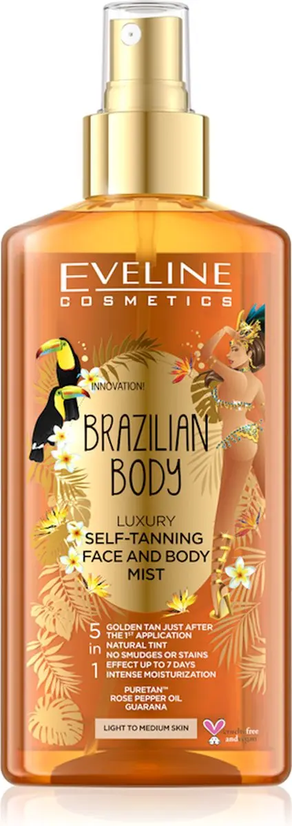 Eveline Brazilian Body Luxury Zelfbruiner Mist 150ml - afbeelding 3 van 3