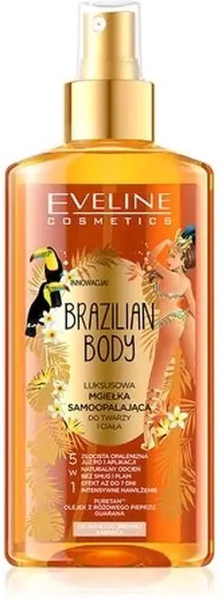Eveline Cosmetics Brazilian Body Luxury Self-tanning Face And Body Mist 150ml.