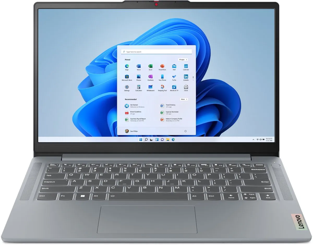 Lenovo IdeaPad Slim 3 14AMN8 Laptop - 8GB RAM 512GB SSD - Grijs