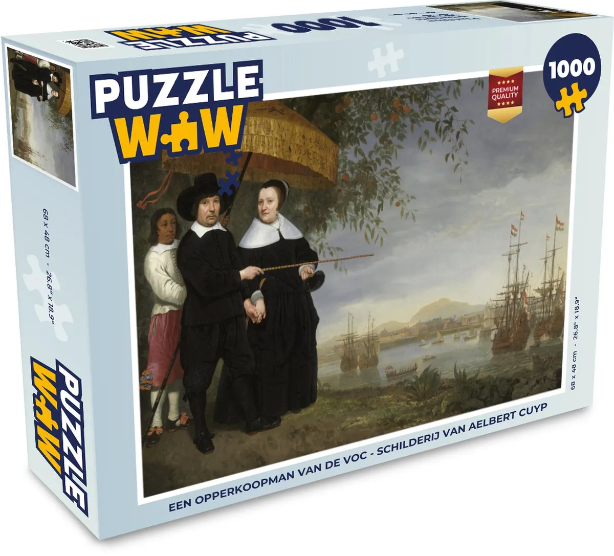 PuzzleWow VOC Schilderij Aelbert Cuyp Legpuzzel 1000 Stuks