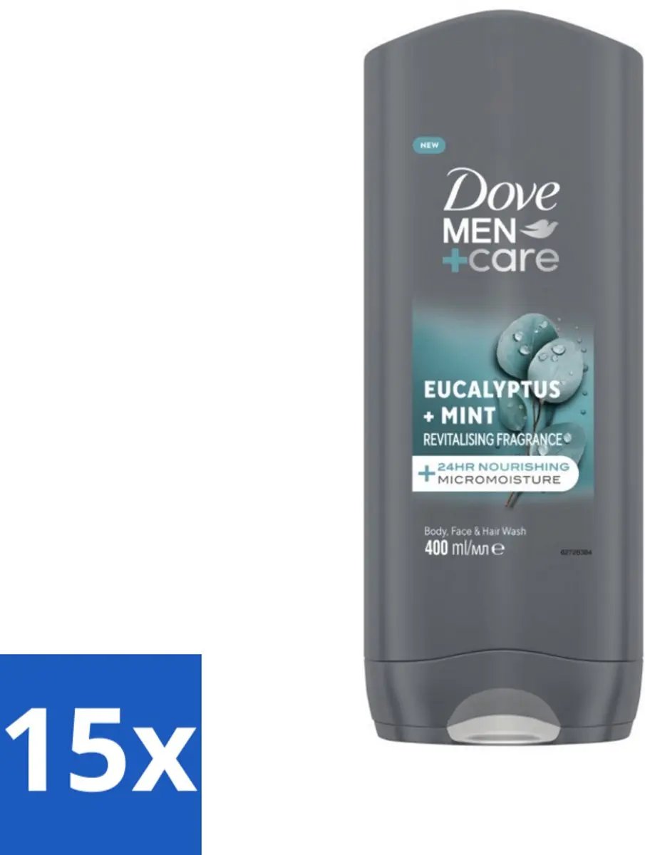 Dove Douchegel Men+ Care Eucalyptus + Mint 400 ml