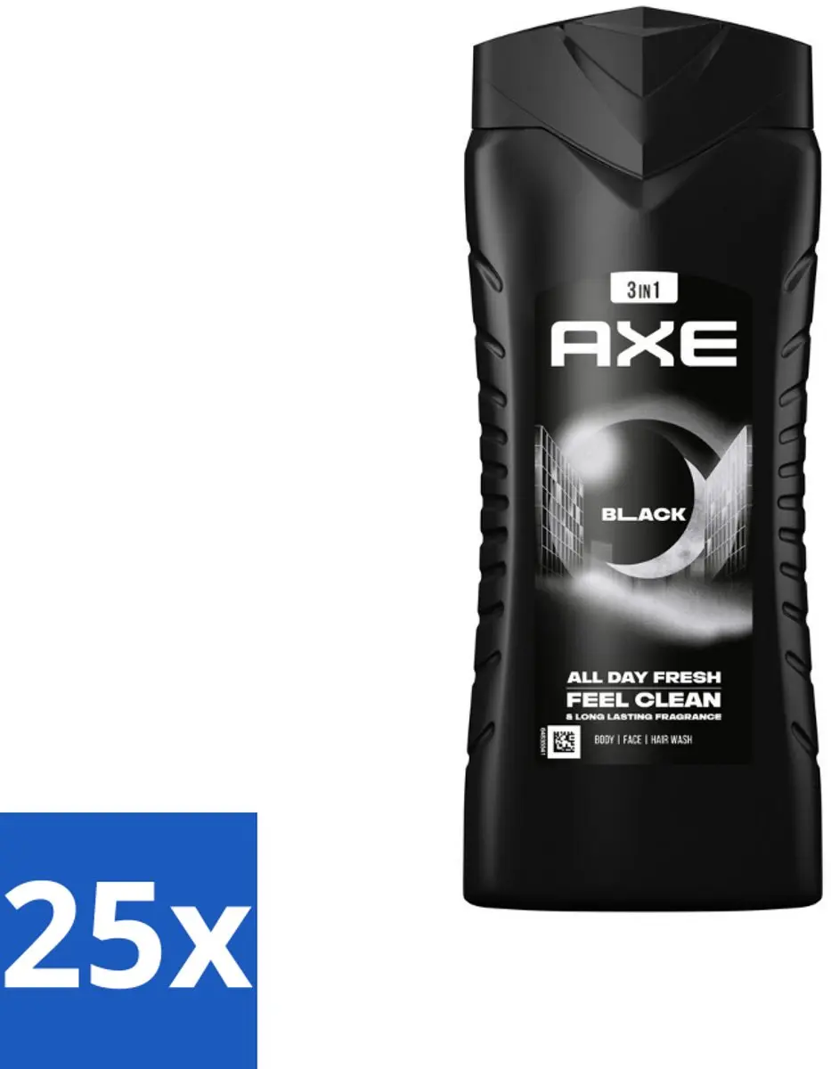 Axe 3-in-1 Douchegel XL Black 400 ml