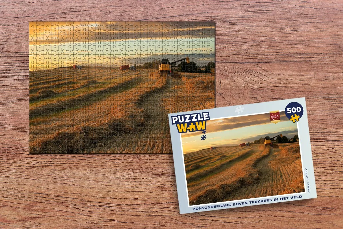 PuzzleWow Trekker Legpuzzel 500 Stuks - Multicolor
