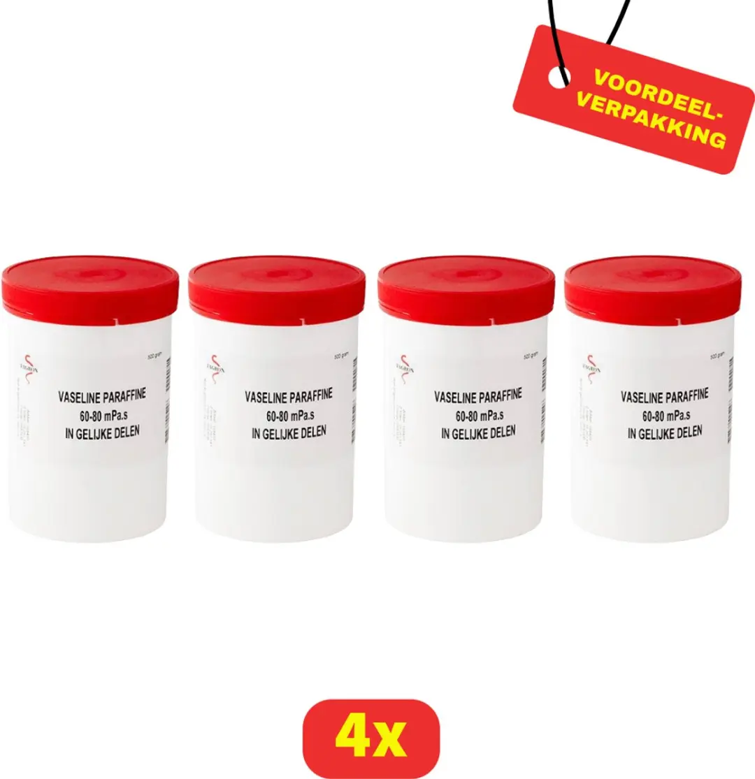 Fagron Vaseline Paraffine 60-80 in Gelijke Delen