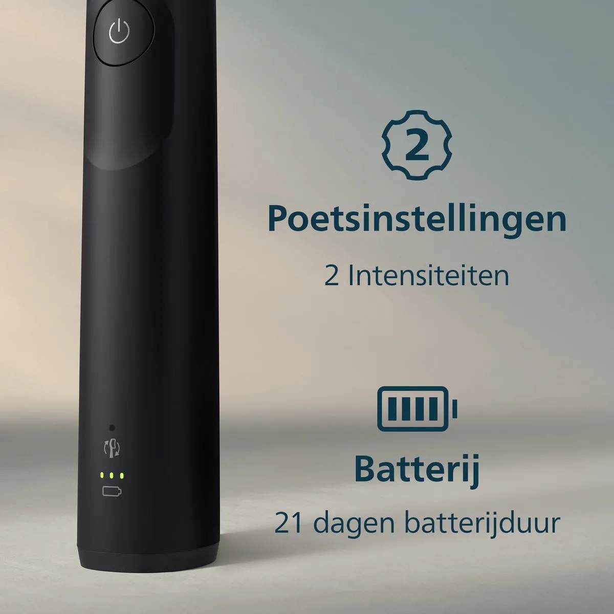 Philips Sonicare 5300 HX7101/01 Elektrische Tandenborstel - Zwart - afbeelding 6 van 6
