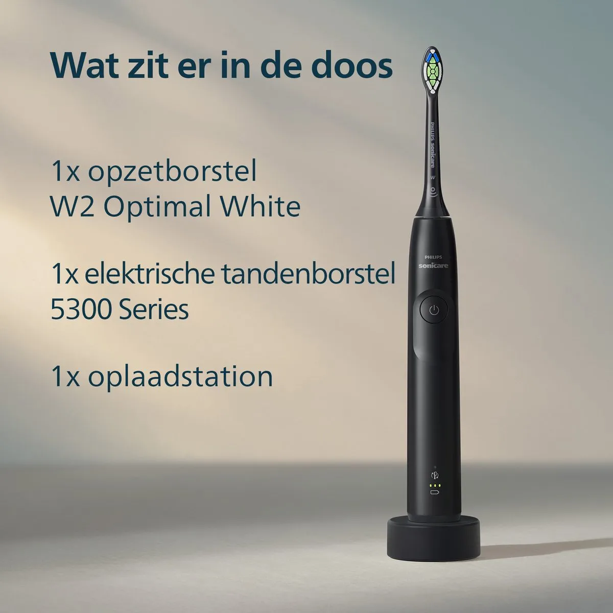 Philips Sonicare 5300 HX7101/01 Elektrische Tandenborstel - Zwart