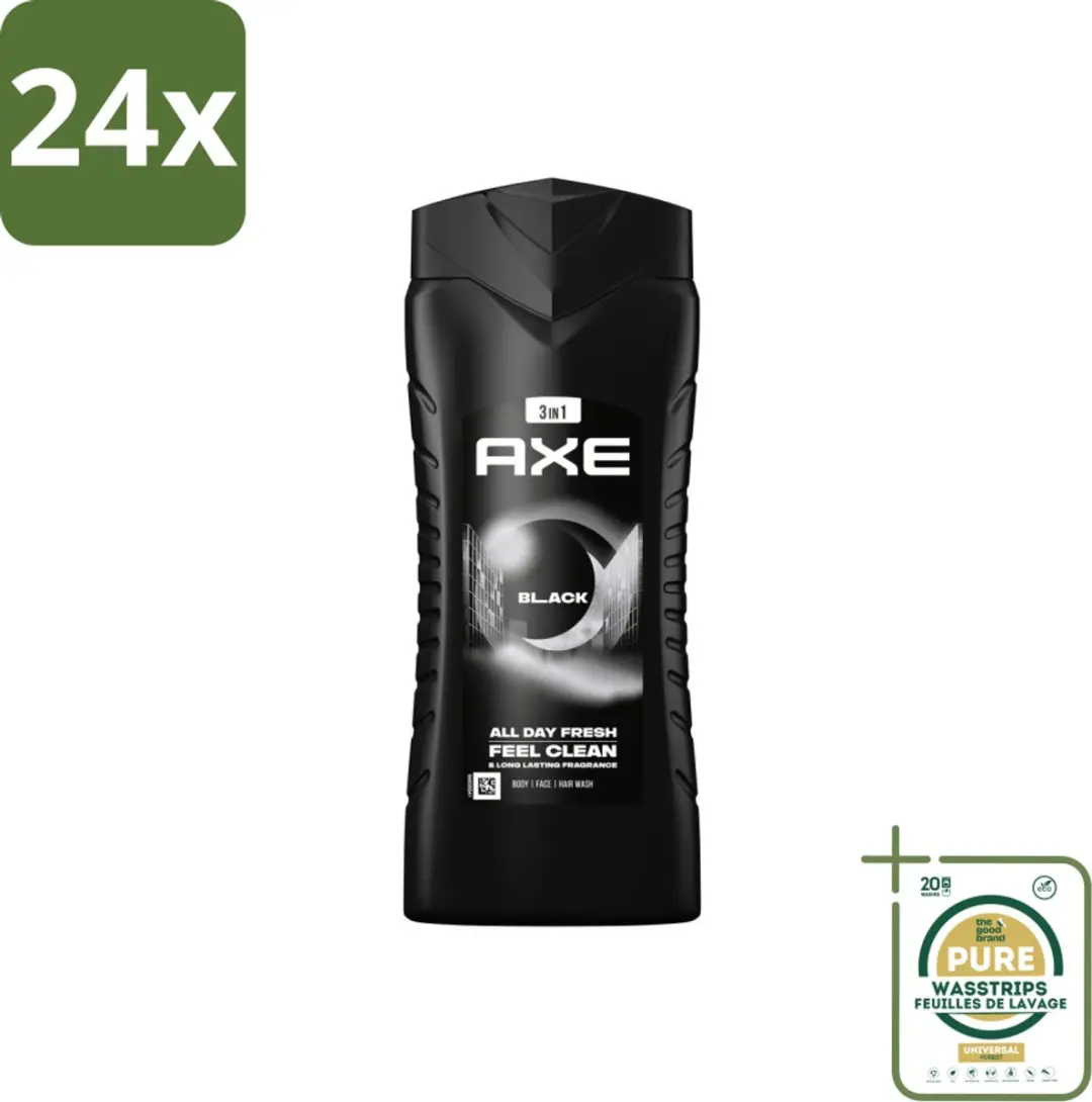 Axe 3-in-1 Douchegel XL Black 400 ml