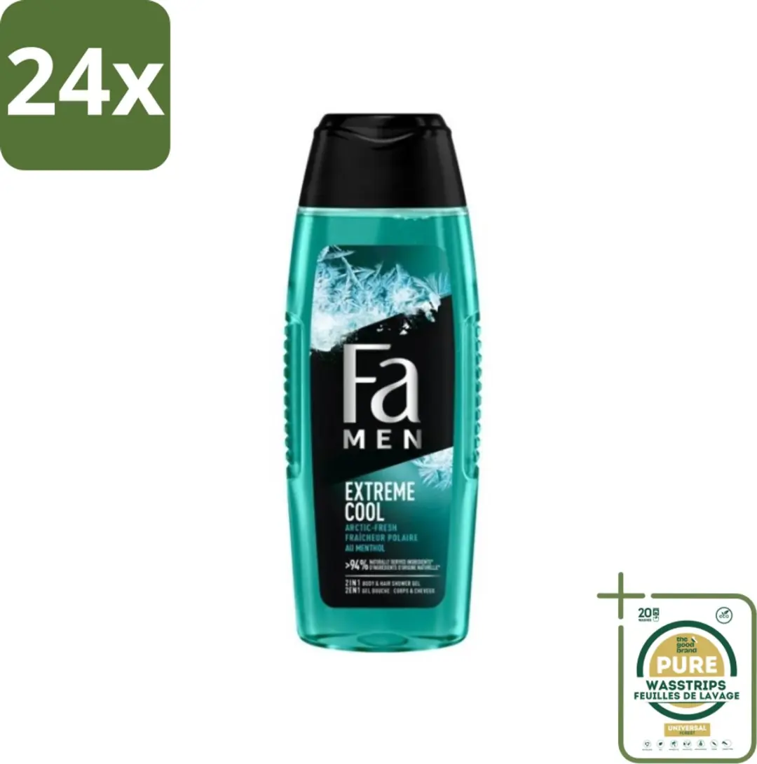 Fa Men Douchegel en Shampoo Extreme Cool 250 ml
