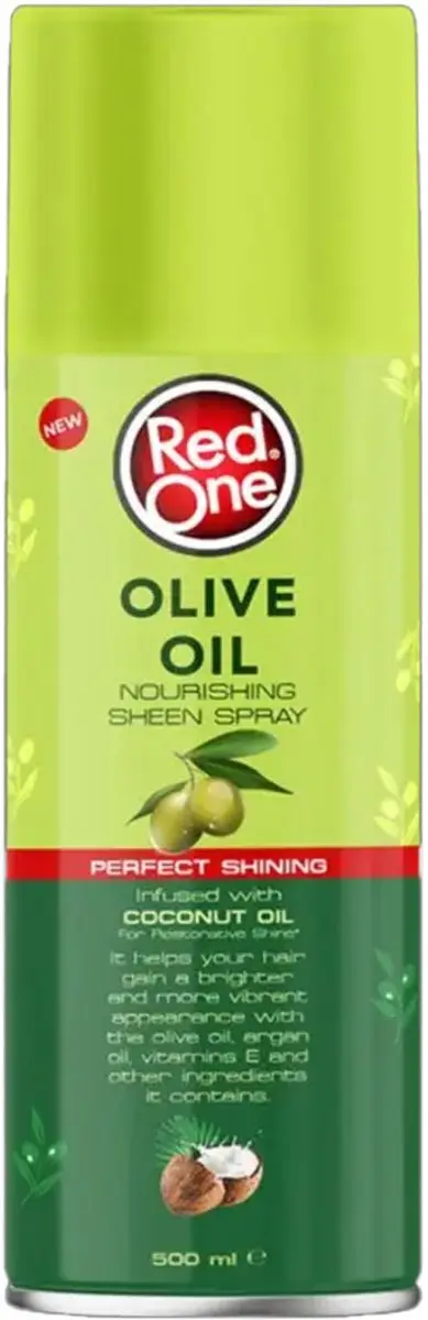 Red One Hair Spray Sheen Olive Oil Coconut 500ml