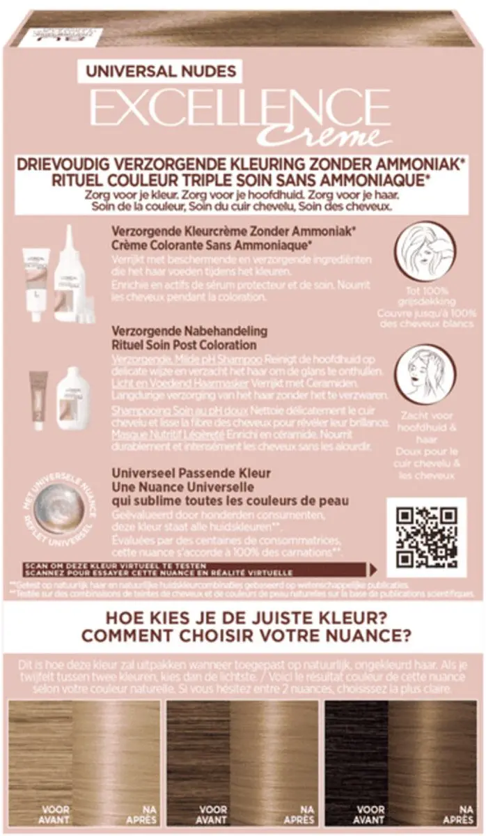 L'Oréal Paris Excellence Crème 8U Universeel Lichtblond
