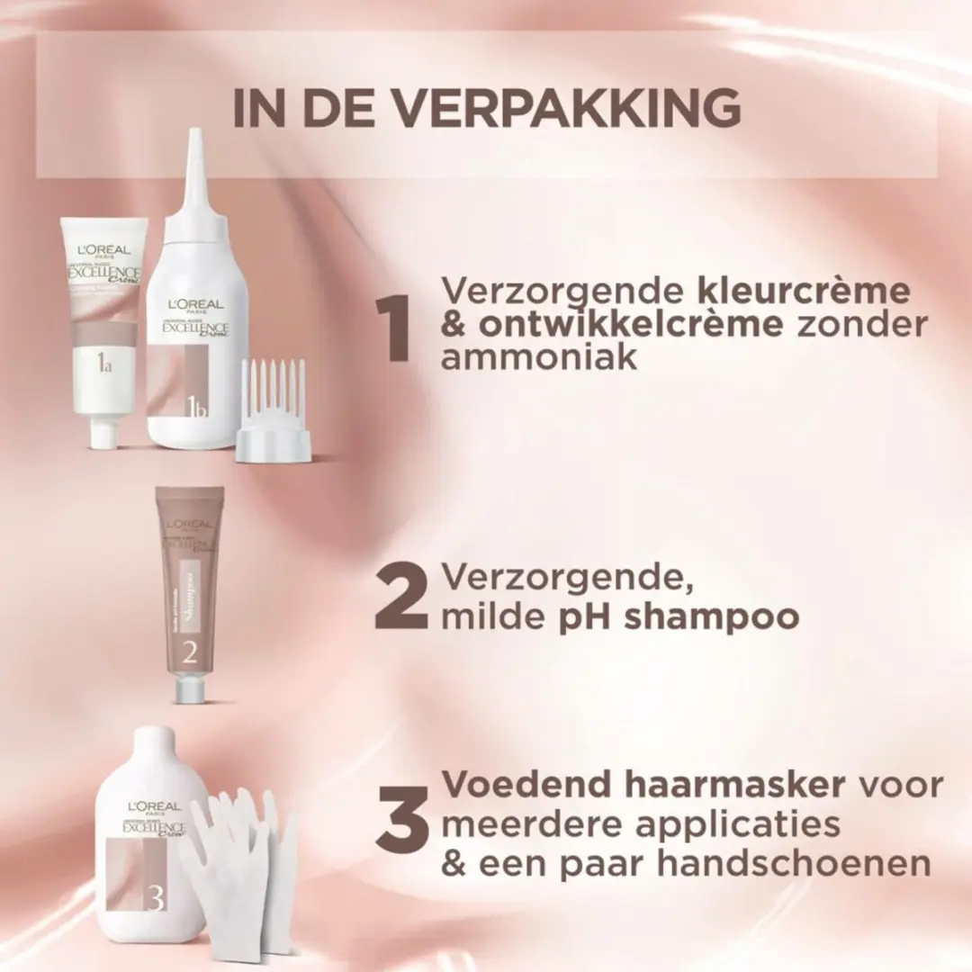 L'Oréal Paris Excellence Crème 8U Universeel Lichtblond - 2 Stuks