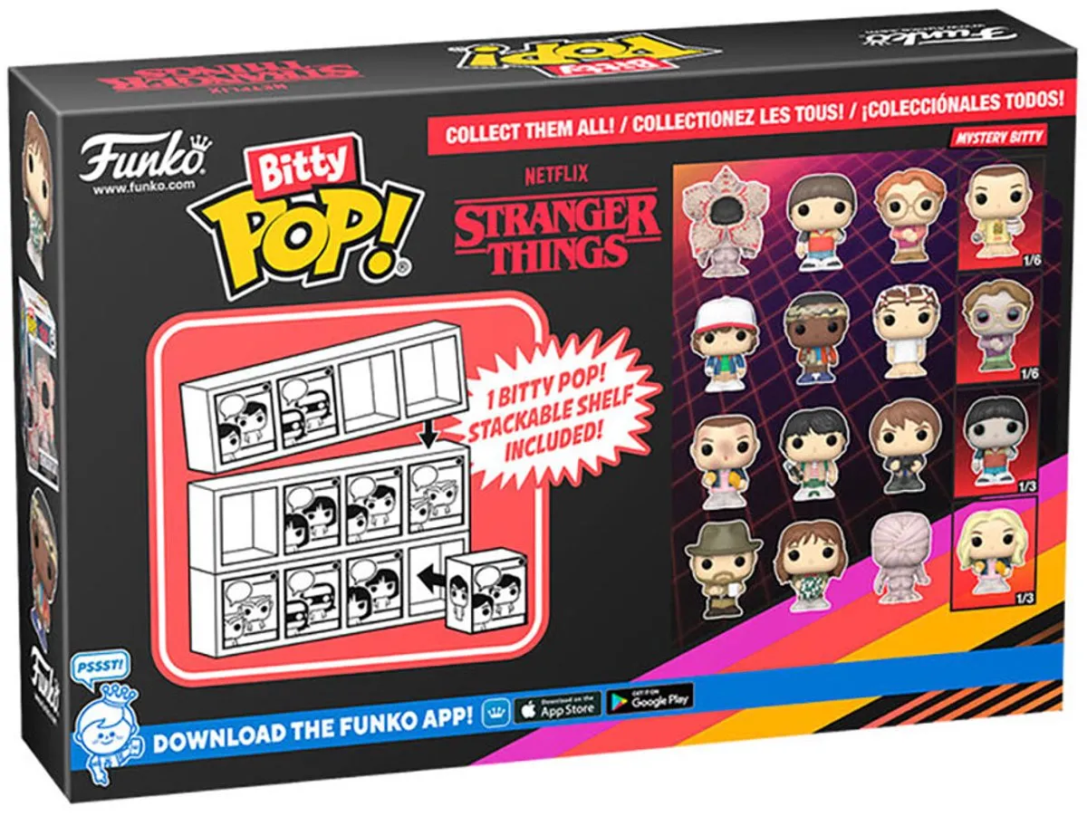 Funko Bitty Pop! Stranger Things 4-Pack - Hopper/Joyce/Demogorgon