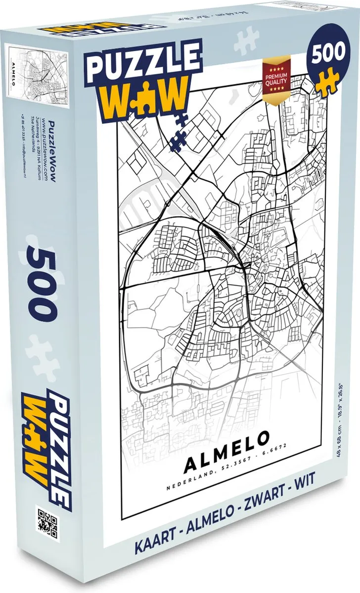 PuzzleWow Almelo Legpuzzel 500 Stuks