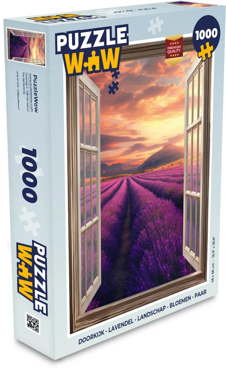 PuzzleWow Legpuzzel 1000 Stuks