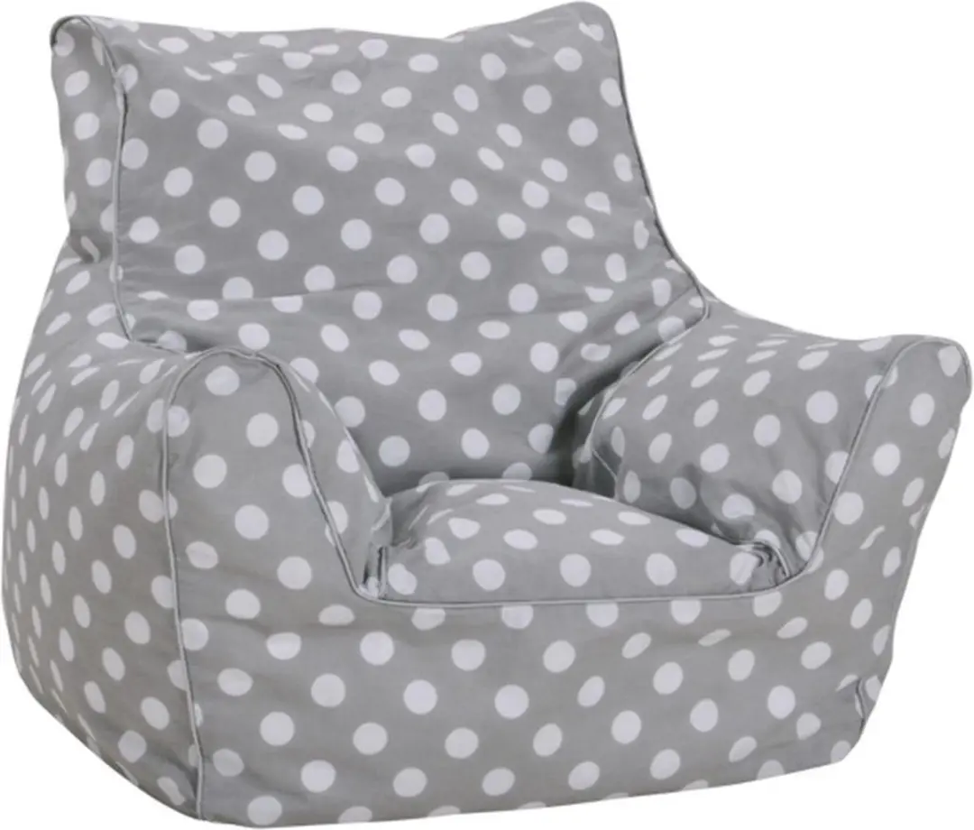 KNORRTOYS Kinderzitzak Dots Grey