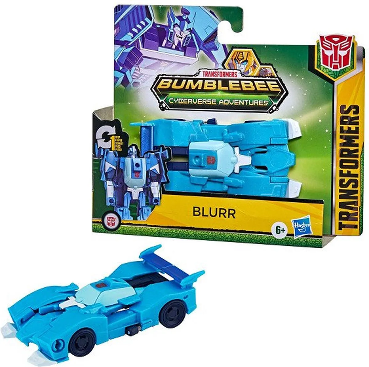 Transformers Cyberverse Blurr - Blauw/Wit E3522EU8