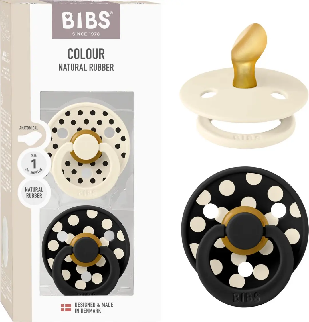 BIBS Colour Polka Dots Fopspeen