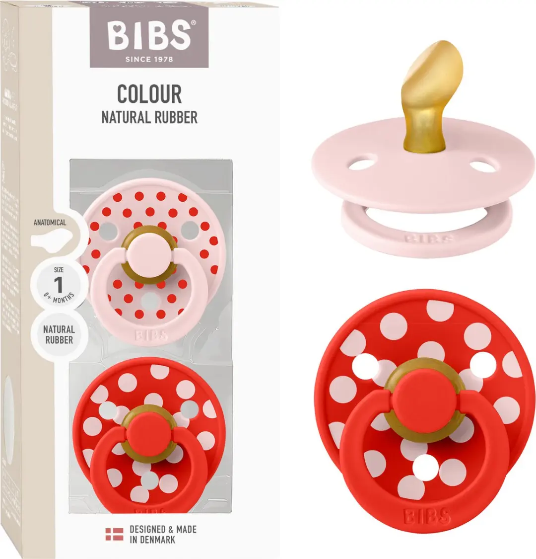 BIBS Colour Polka Dots Fopspeen