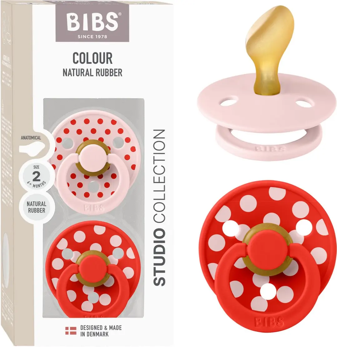 BIBS Colour Polka Dots Fopspeen