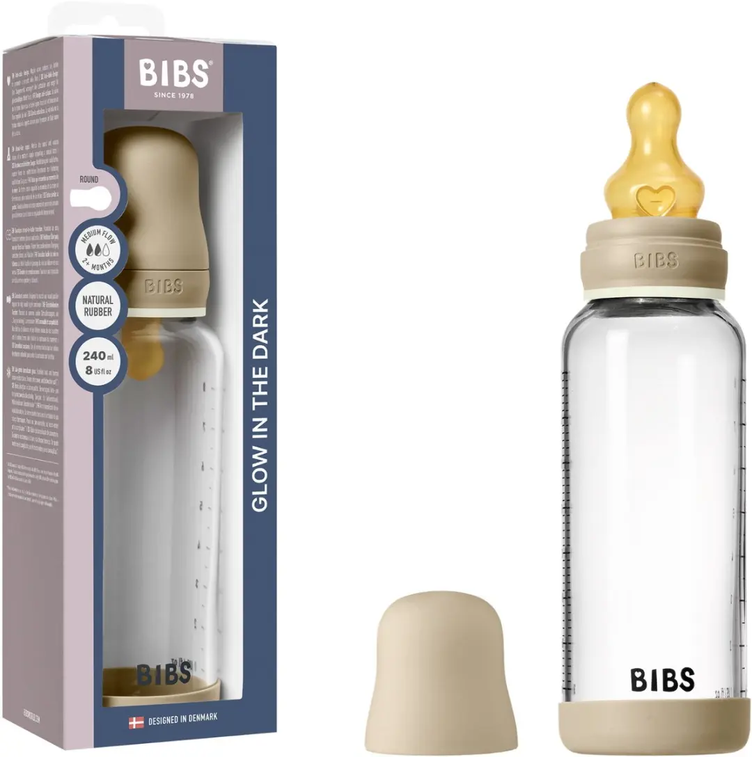 BIBS Glazen Babyfles