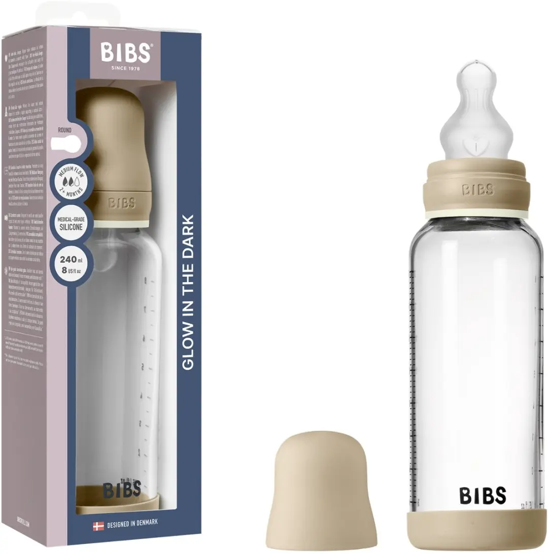 BIBS Glazen Babyfles