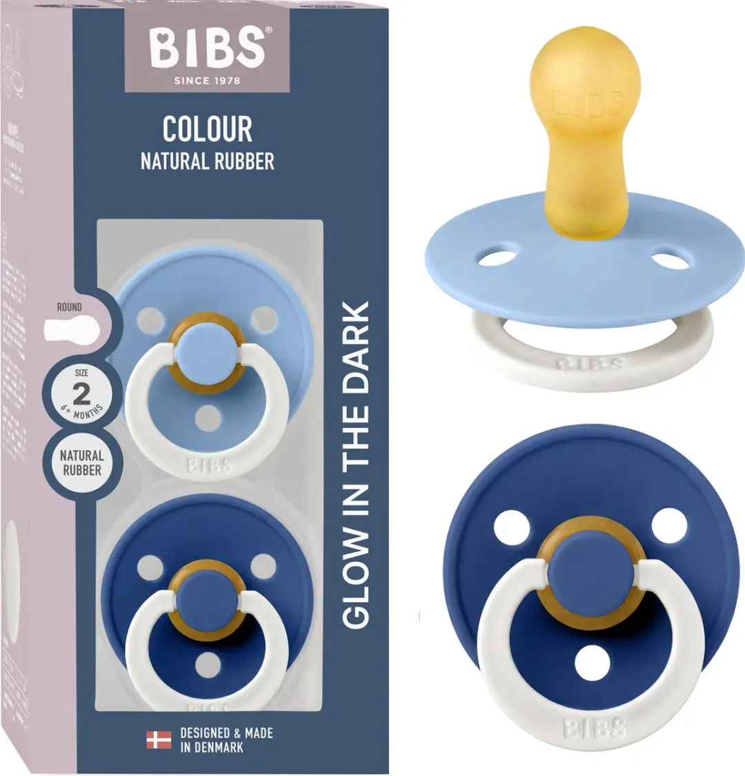 BIBS Colour Glow Fopspeen