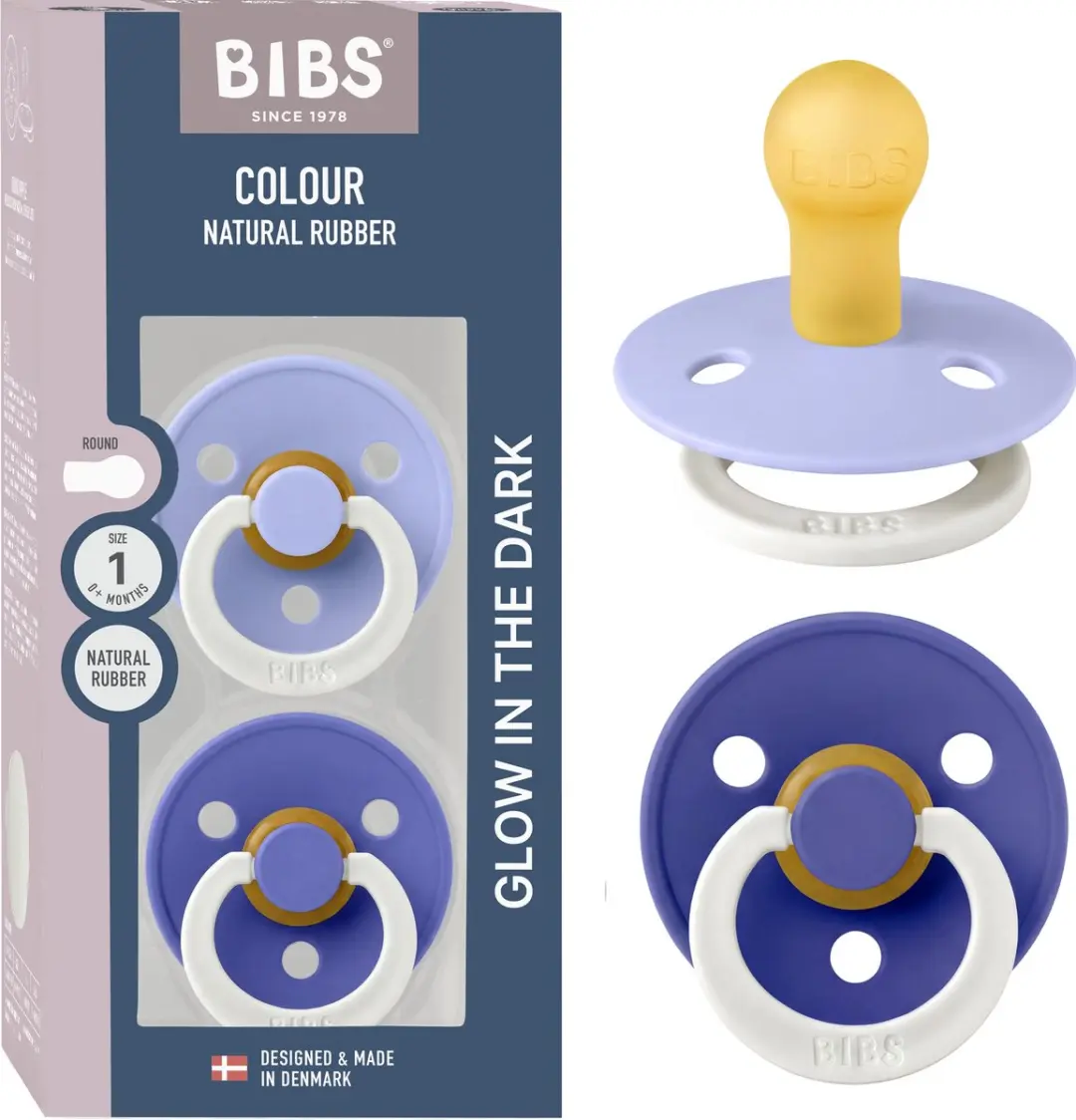 BIBS Colour Glow Fopspeen