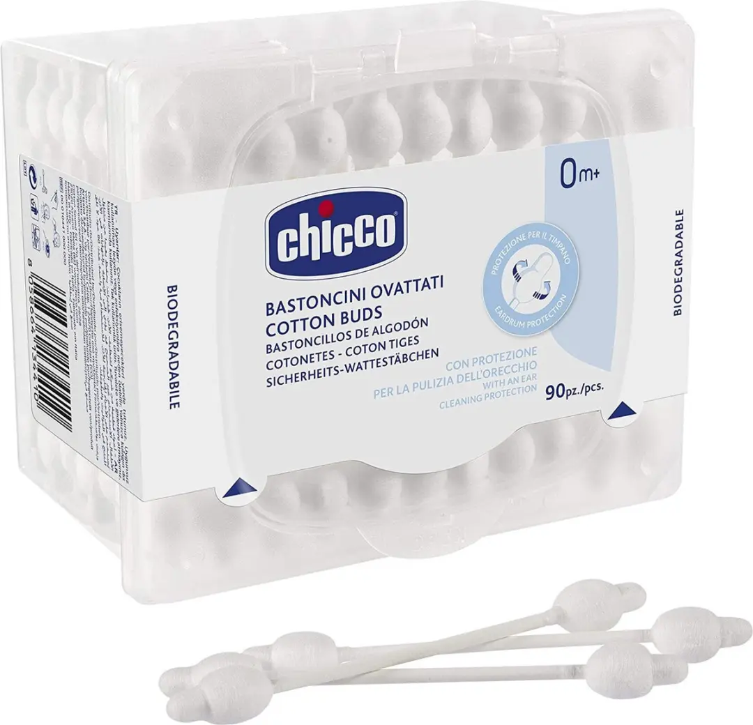 Chicco Wattenstaafjes Junior 11,5cm - 90 Stuks