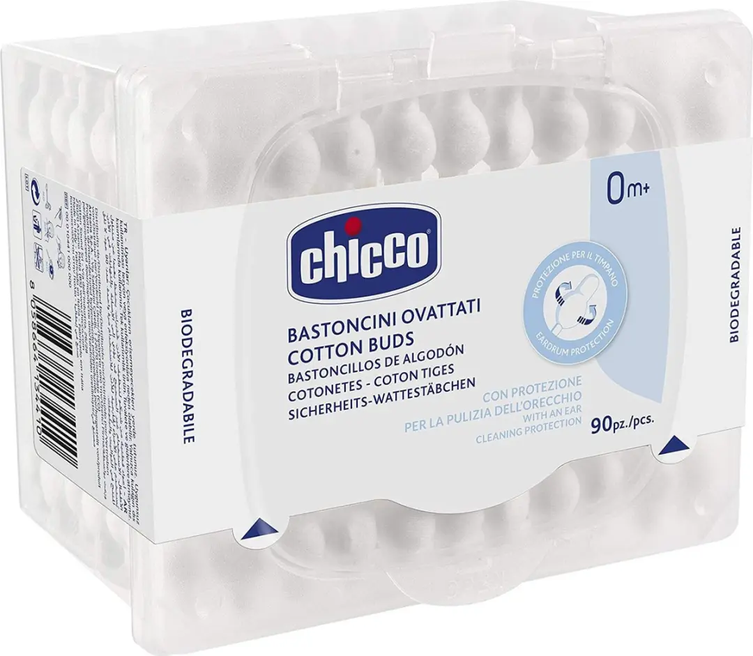 Chicco Wattenstaafjes Junior 11,5cm - 90 Stuks