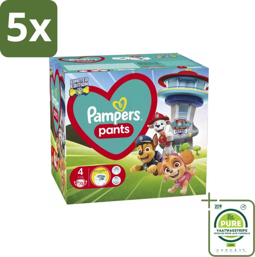 5 x Pampers