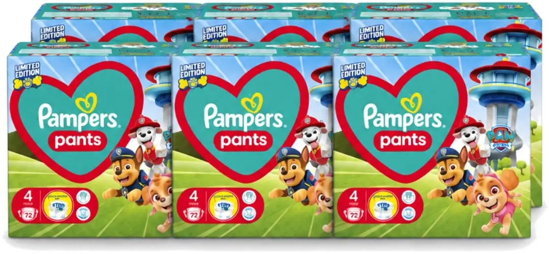 6 x Pampers