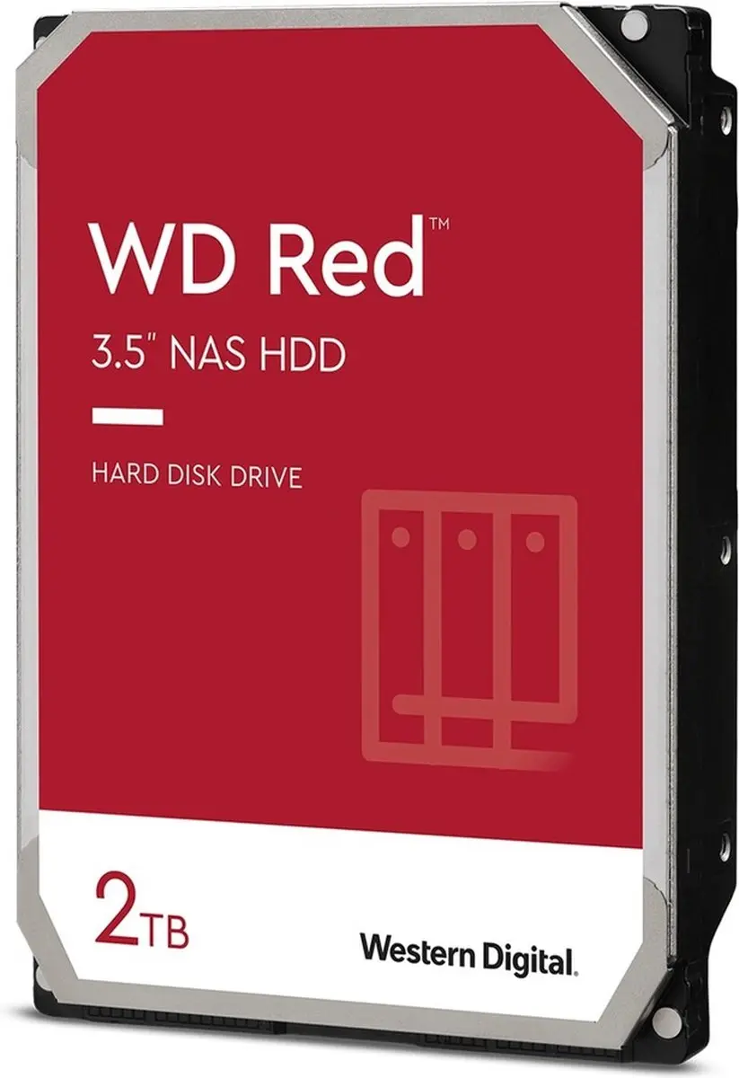 Western Digital Red - Interne harde schijf NAS 3.5" - 2 TB